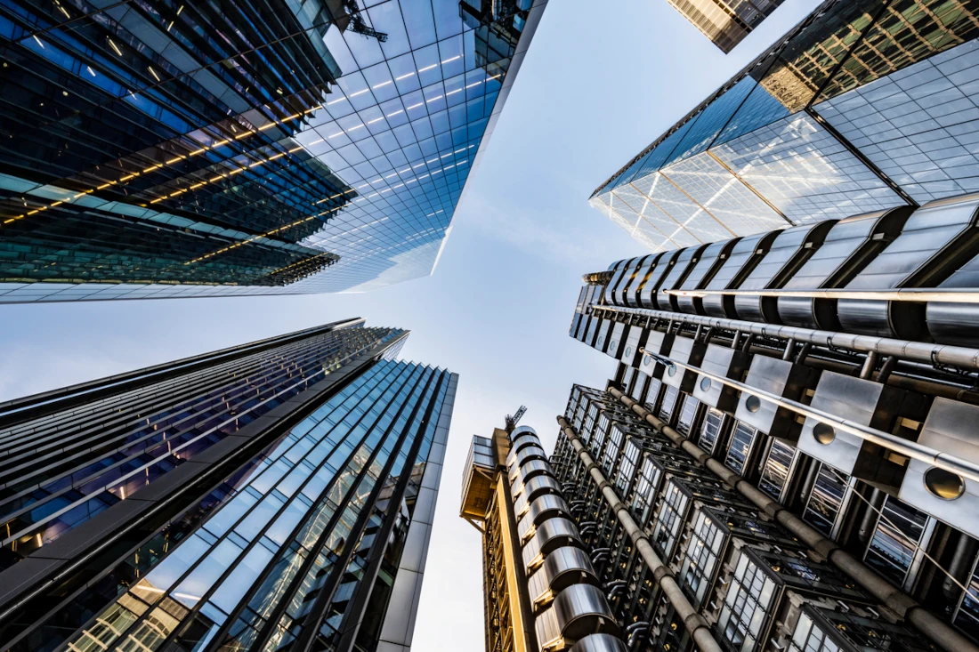 modern office buildings